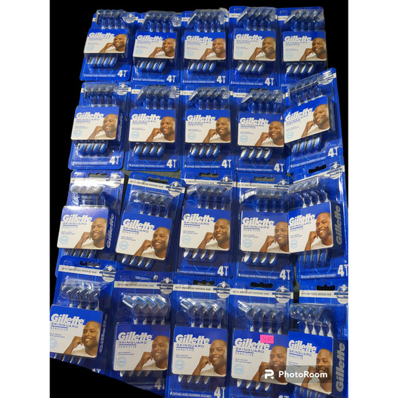 20 4ct Gillette men skin guard sensitive disposable razors #1101